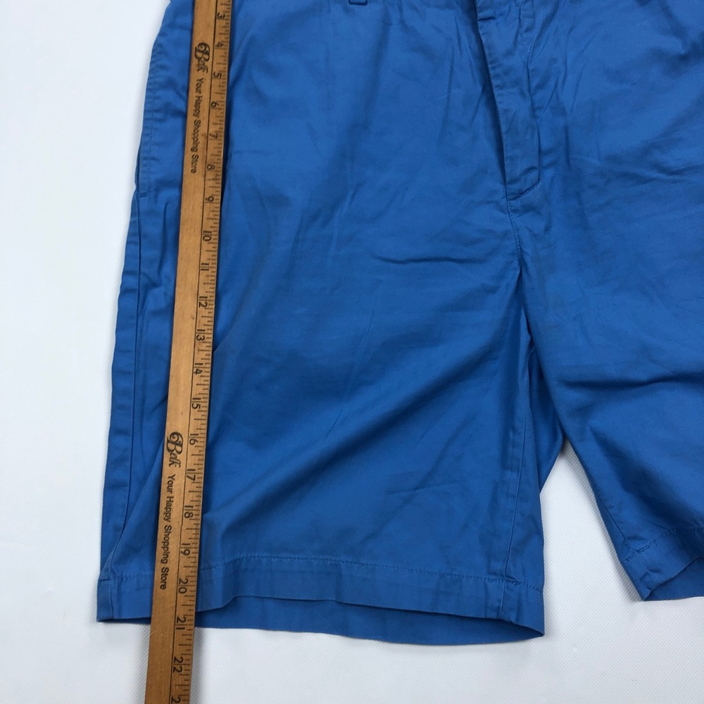 Vineyard Vines Club Shorts Mens 38 Blue Cotton Chino Flat Front Whale 9" Inseam - Picture 8 of 9